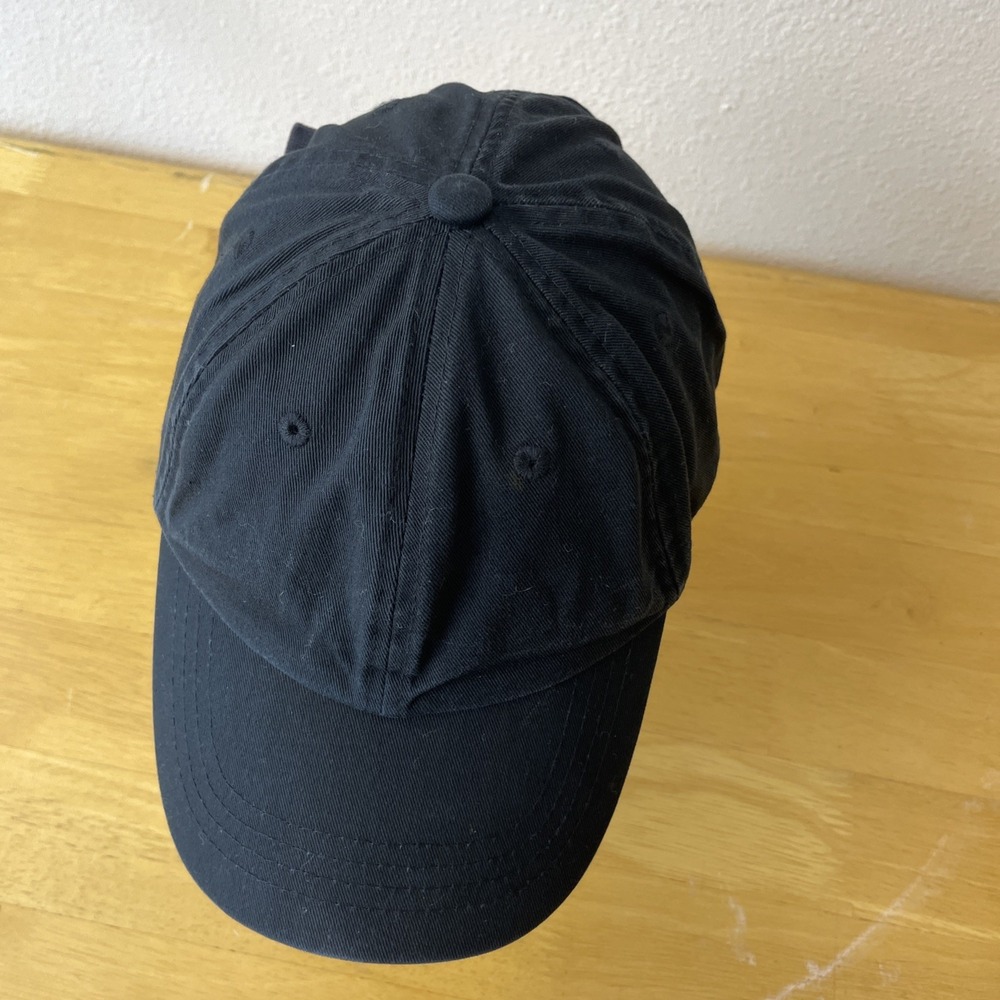 Acne Studios Hat Mens One Size Black Logo Baseball Cap Adjustable Back Outdoor - Picture 2 of 16